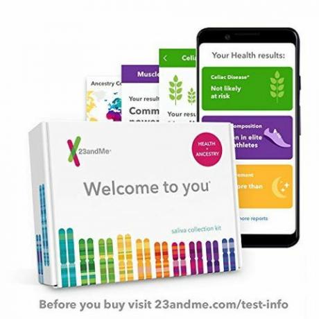 23andMe DNK test - Health + Ancestry Personal Genetic Service - vključuje 125+ poročil o zdravju, počutju, dediščini in še več