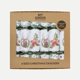 Semenski božični krekerji Škatla s šestimi