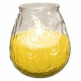 Zunanja svečka Citronella v stekleni posodi za odganjanje žuželk