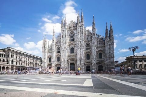 Duomo Milano - najbolj priljubljene znamenitosti v Italiji