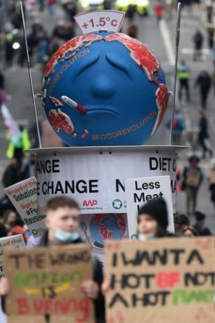 Greta Thunberg protesti proti podnebnim spremembam v Glasgowu