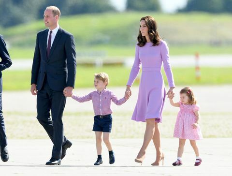 Vojvoda od Cambridgea, princ George, vojvodinja od Cambridgea in princesa Charlotte