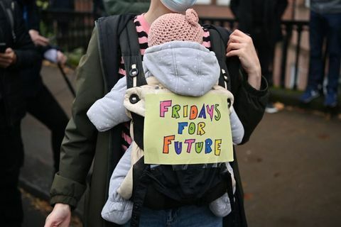 Greta Thunberg protesti proti podnebnim spremembam v Glasgowu