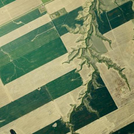 zračne fotografije vzorcev kmetijskih zemljišč
