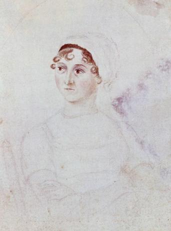 Portret Jane Austen avtorice Cassandra Austen