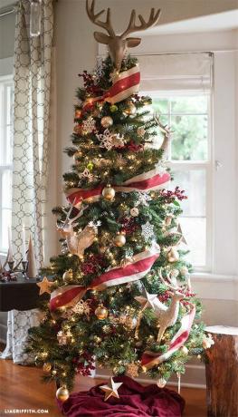 rdeče božično drevo