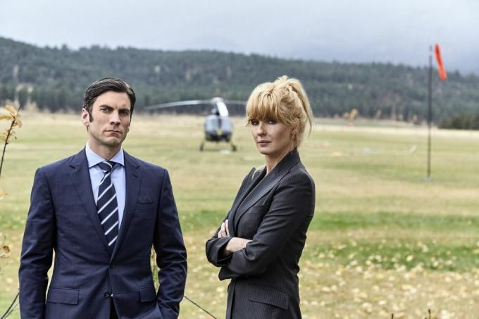 Kelly Reilly in Wes Bentley na Yellowstonu