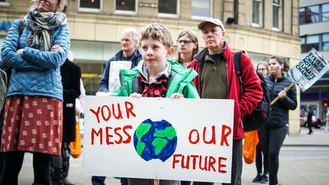 Področje YouthStrike4Climate se dogaja po Veliki Britaniji