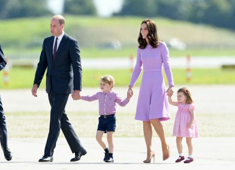 Princ William, princ George, vojvodinja Cambridge in princesa Charlotte v Nemčiji