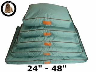 Vodoodporne postelje za pse Ellie-Bo v zeleni barvi - prilagojene za kletke in zaboje (34" - ustreza 36" veliki pasji kletki)