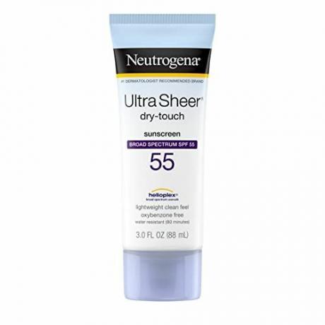 Ultra prosojna suha krema za sončenje, SPF 55