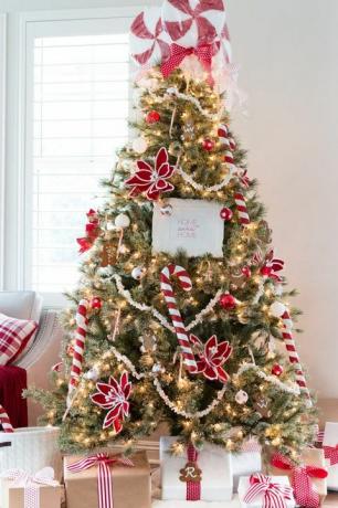božično drevo okraševanje idej sladkarije