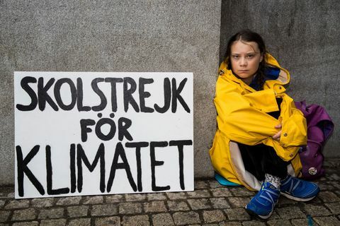 Portreti Greta Thunberg