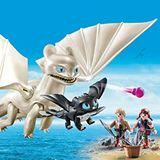 PLAYMOBIL® Light Fury z Baby Dragon in otroki