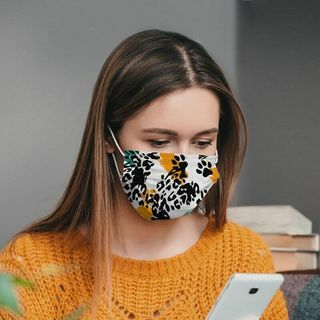 Maska za obraz z živalskim tiskom
