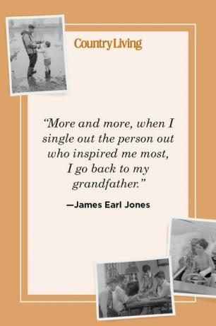"Vedno bolj, ko izločim osebo, ki me je najbolj navdihnila, se vrnem k dedu" - James Earl Jones