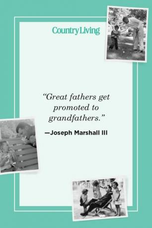 "Veliki očetje napredujejo v dedje" - joseph marshall iii