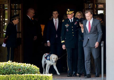 Odprtje slovesnosti, ko je predsednik Busha letel v Washington DC