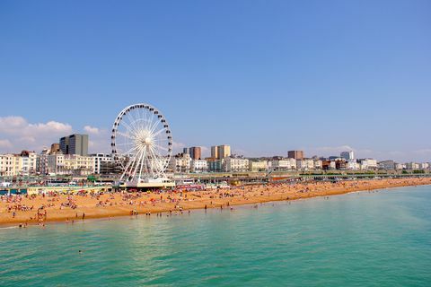Panoramski pogled na Brighton Beach
