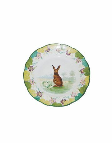 Krožnik iz porcelanskega zajčka