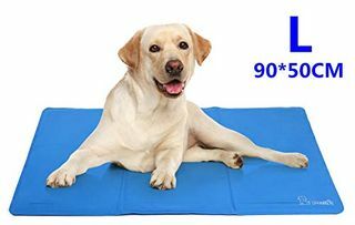 Pecute Dog Hladilna podloga, velika 90 x 50 cm, vzdržljiva hladilna podloga za hišne ljubljenčke, nestrupena samohladilna podloga, odlična za pse, mačke v vročem poletju