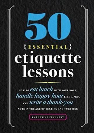 50 lekcije osnovnega etiketa